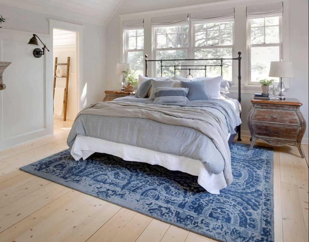 Thảm tấm Rug và kích thước hoàn hảo cho giường cỡ King